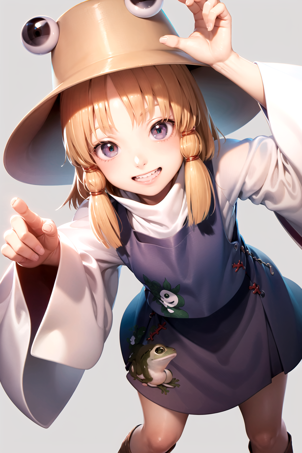 05806-4087668161-masterpiece, best quality, ,1girl,smile,moriya suwako, frog print, grey background, (kbxll_0.7).png